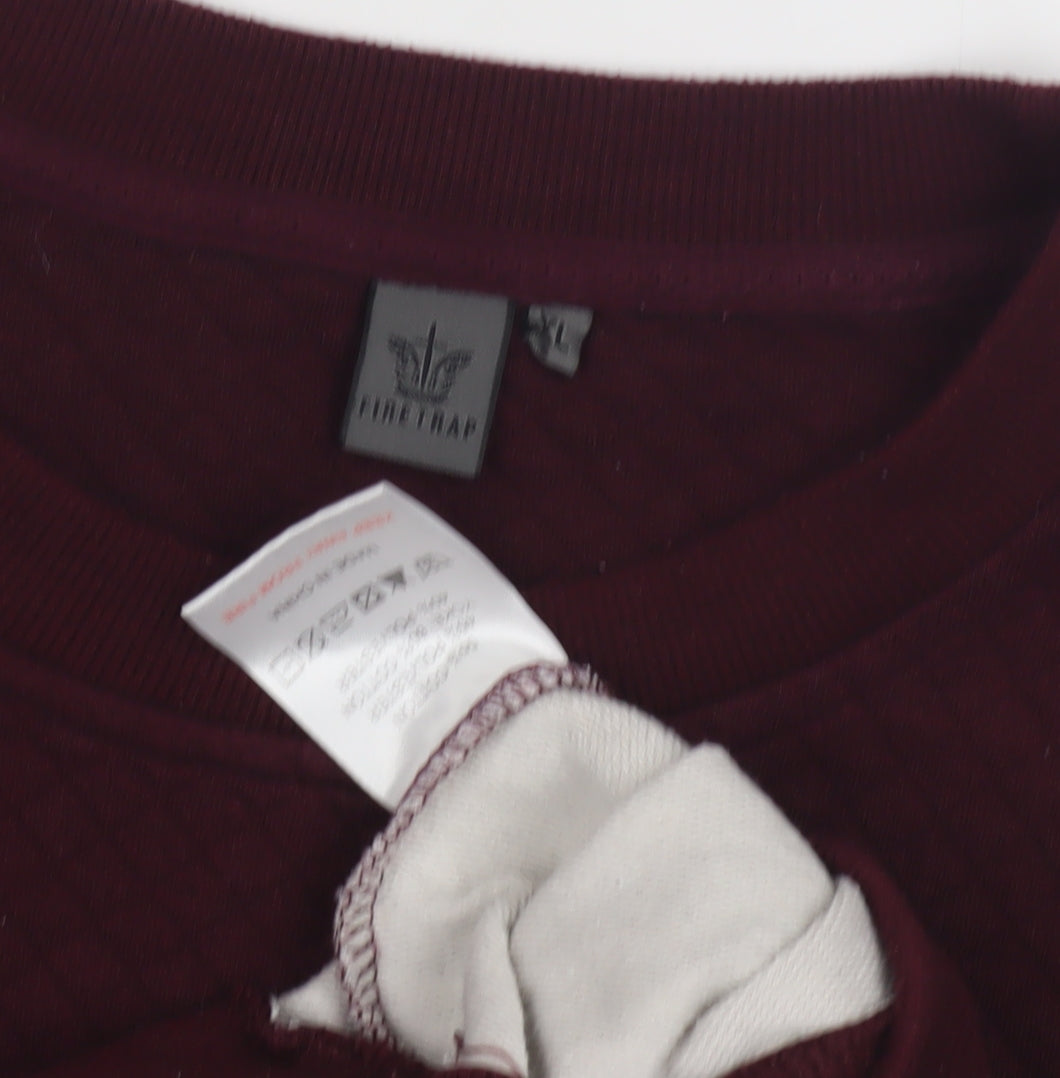 Firetrap Men's Multicoloured XL Pullover Sweatshirt