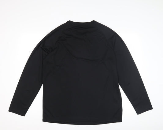 Hi Gear Men's Black XL Long Sleeve Active Top