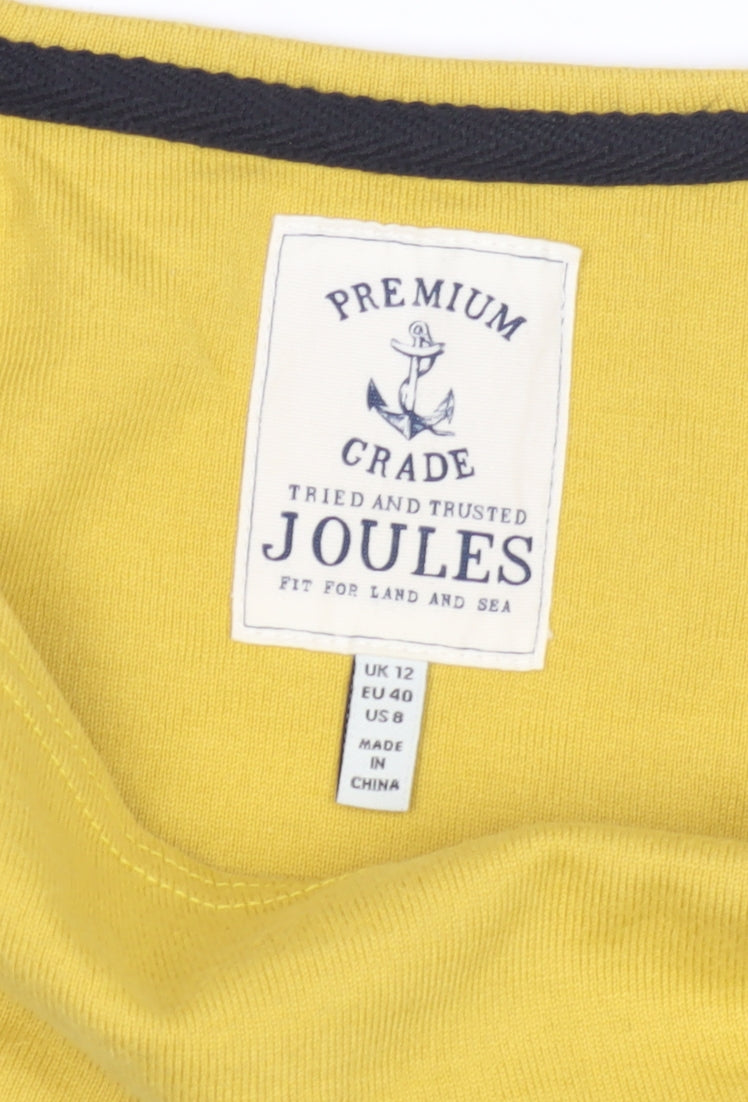 Joules Women's Multicoloured T-Shirt Dress, UK 12