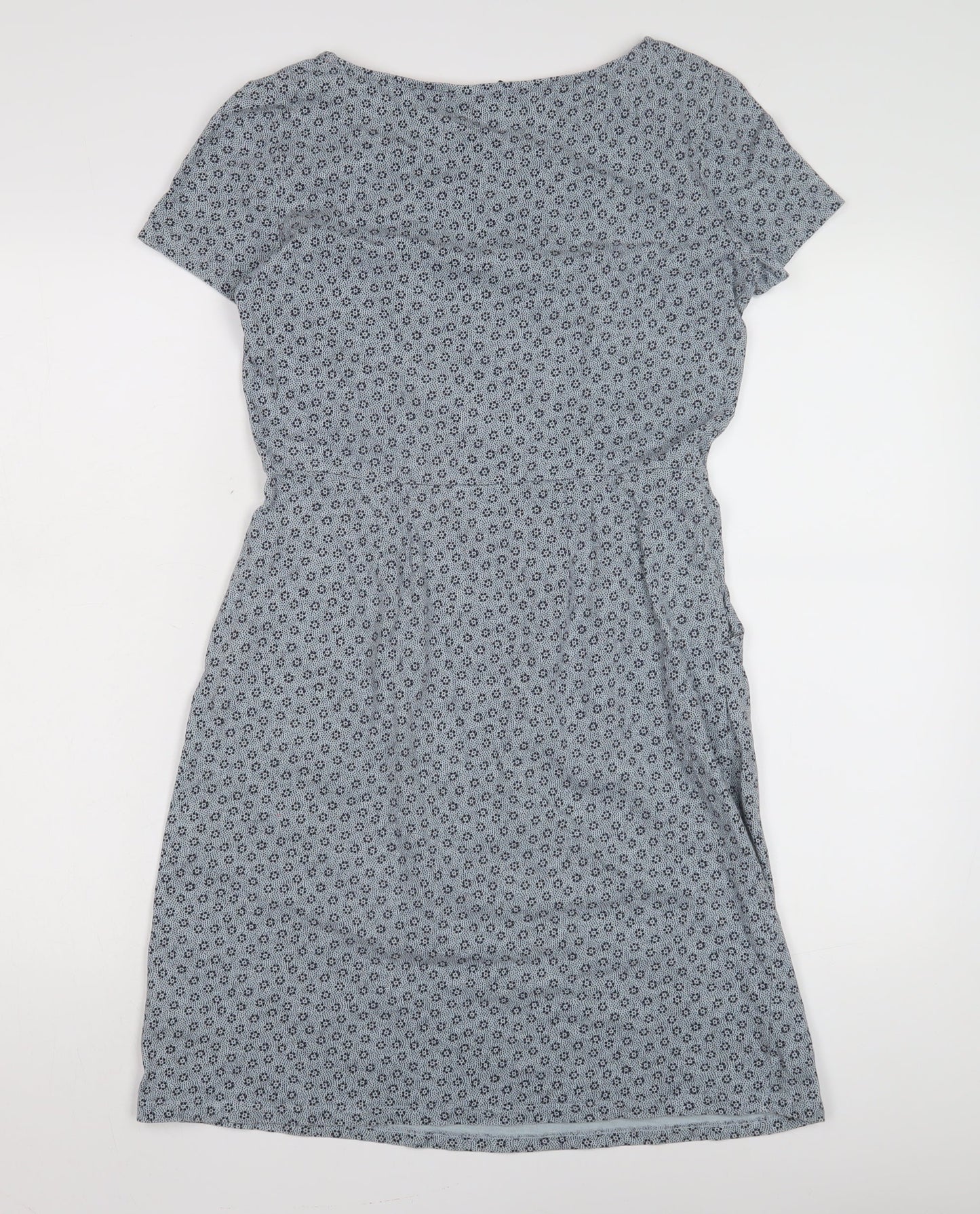 Boden Women's Blue Floral Shift Dress UK 8P