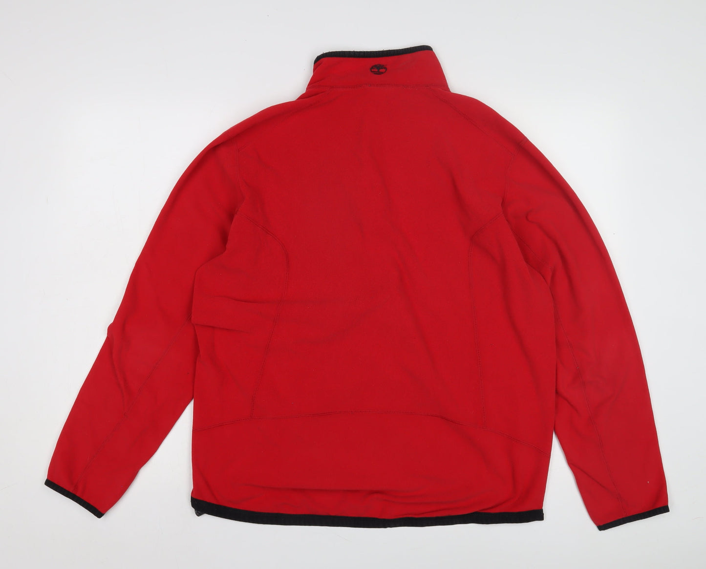 Timberland Red Men's Slim Fit Fleece Sweatshirt L