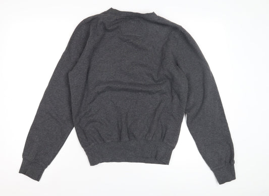 Hard Rock Cafe Grey Unisex Sweatshirt, Size S, Pullover