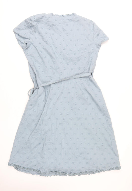 Boden Women's Blue Wrap Dress Size 16