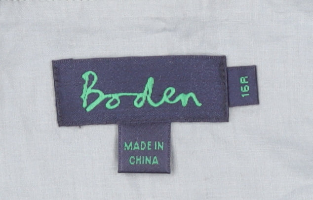 Boden Women's Blue Wrap Dress Size 16