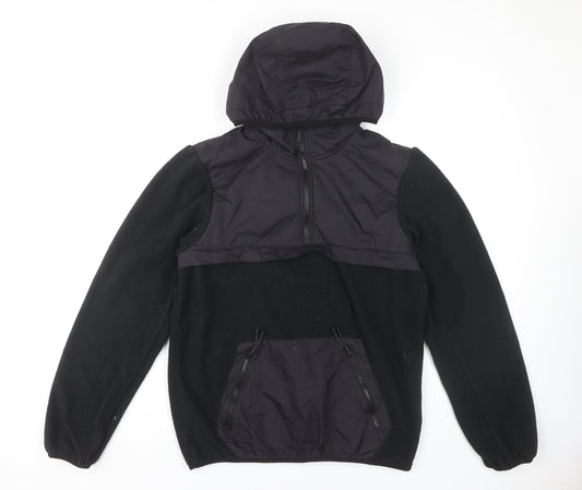 McKenzie Men's Black Anorak Jacket S Hooded Casual