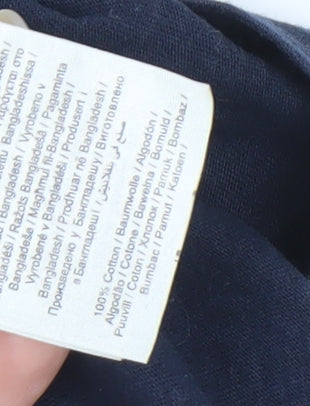 Jack & Jones Men's Blue Slim Fit Graphic T-Shirt