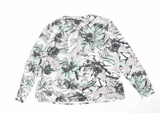 Womens UK Size L Windsmoor Multicoloured Viscose Blend Blouse
