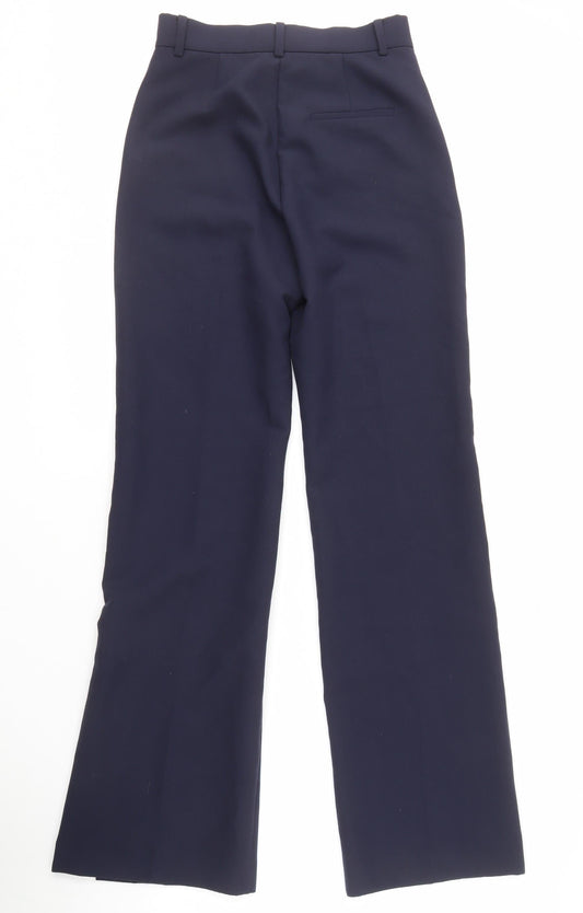 MNG Women's Blue Dress Pants Size 6 Straight Fit