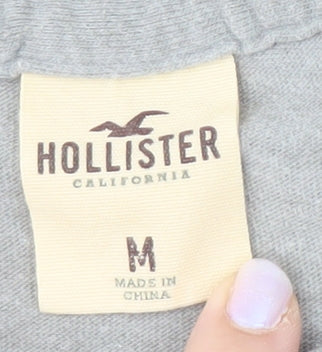 Hollister Men's Grey California Graphic T-Shirt M