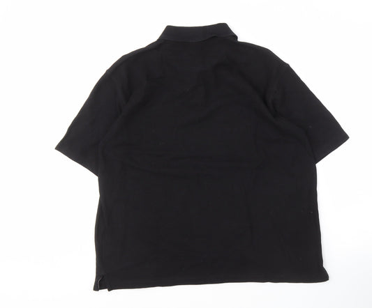 Greenwoods Men's Black XL Polo Shirt - Casual & Stylish
