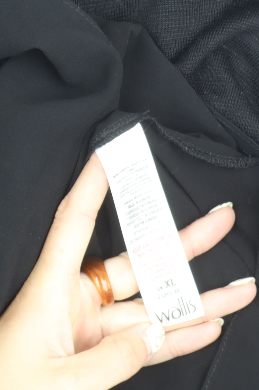 Additional view of Wallis Women's Black Knit Top XL