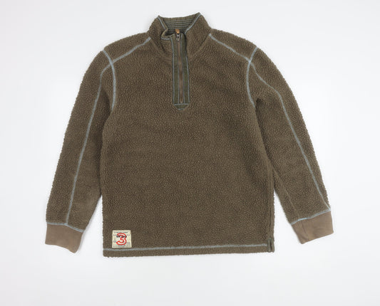 Unisex Adults UK S Joules Brown Pullover Sweatshirt