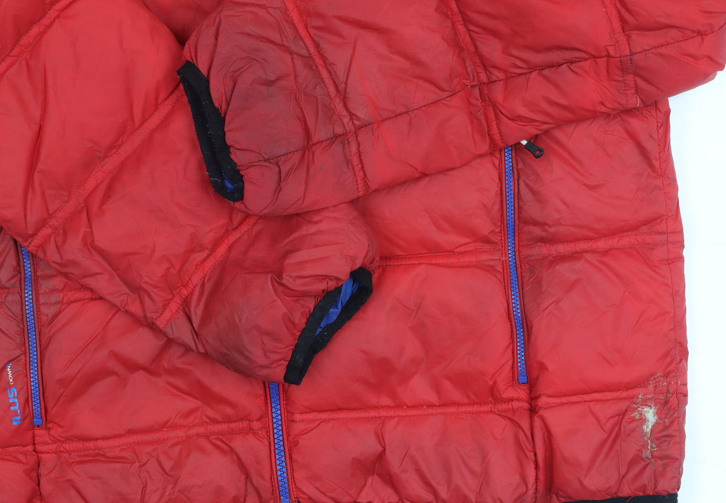 Dare2b Men's Red Puffer Jacket M Hooded Casual