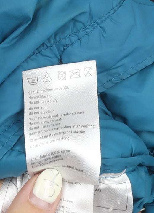 Mountain Warehouse Unisex Blue Puffer Jacket Size 12