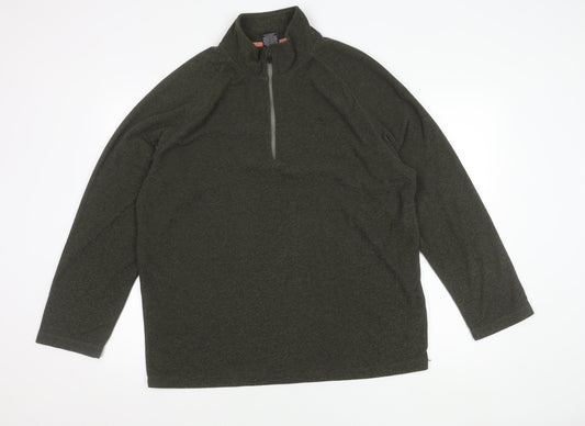 Trespass Men's Green 2XL Fleece Jacket Casual