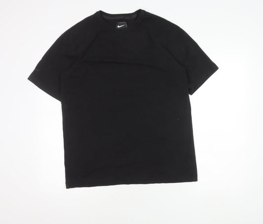 Mens UK Size M Nike Black Viscose Blend T-Shirt