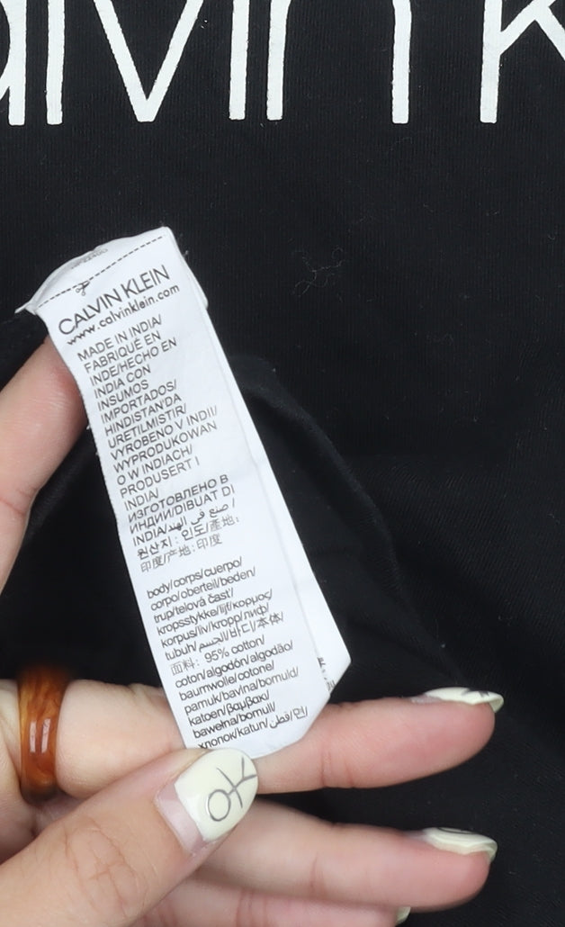 Calvin Klein Men's Black S Logo T-Shirt