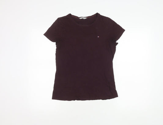 Tommy Hilfiger Women's Purple S Basic T-Shirt