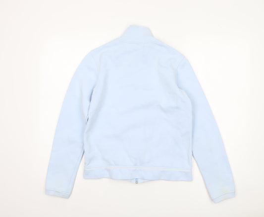 Adidas Women's Blue Jacket, Size 10, Full Zip Casual