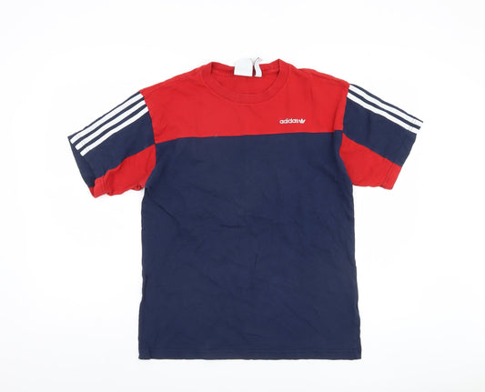 Mens UK Size M adidas Multicoloured Cotton T-Shirt
