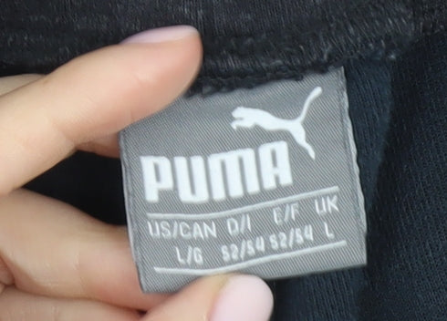 Puma Unisex Black Jogger Trousers L - Casual Wear