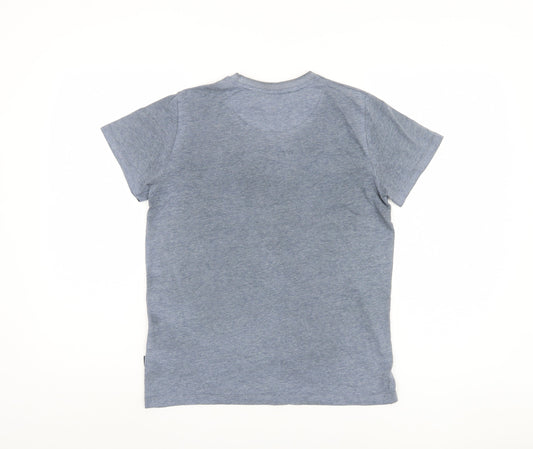 Baker Boys Blue Graphic T-Shirt, 13 Years, Casual Style