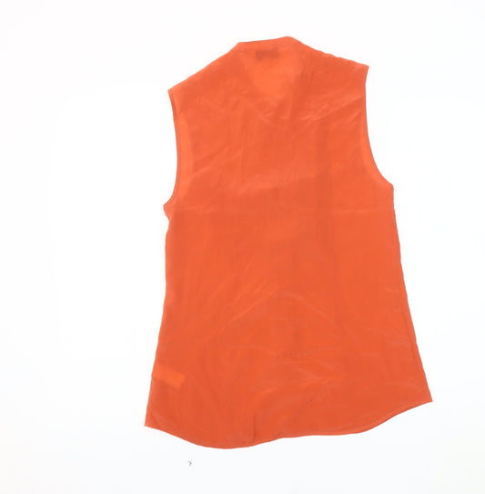 French Connection Women’s Orange Tunic Blouse, Size 10
