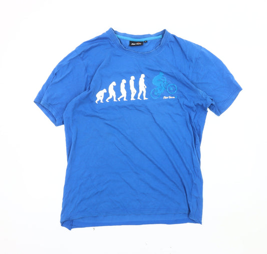 Peter Storm Men's Blue Cycling Evolution T-Shirt, M