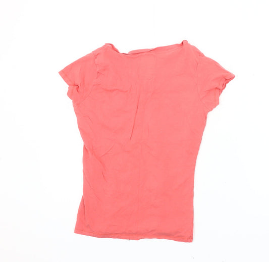 Tokyo Laundry Women's Red V-Neck T-Shirt, Size 16 Casual