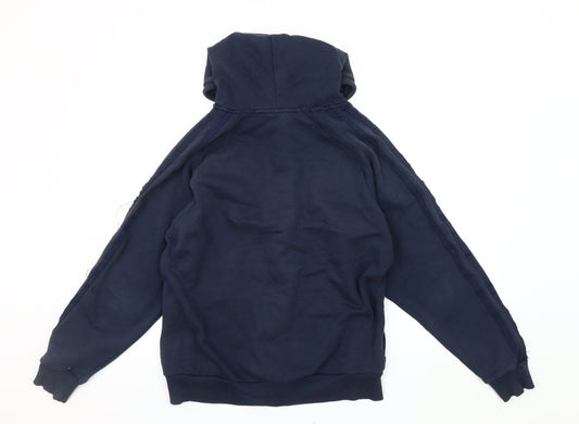 Lonsdale Men's Blue Hooded Jacket Size S