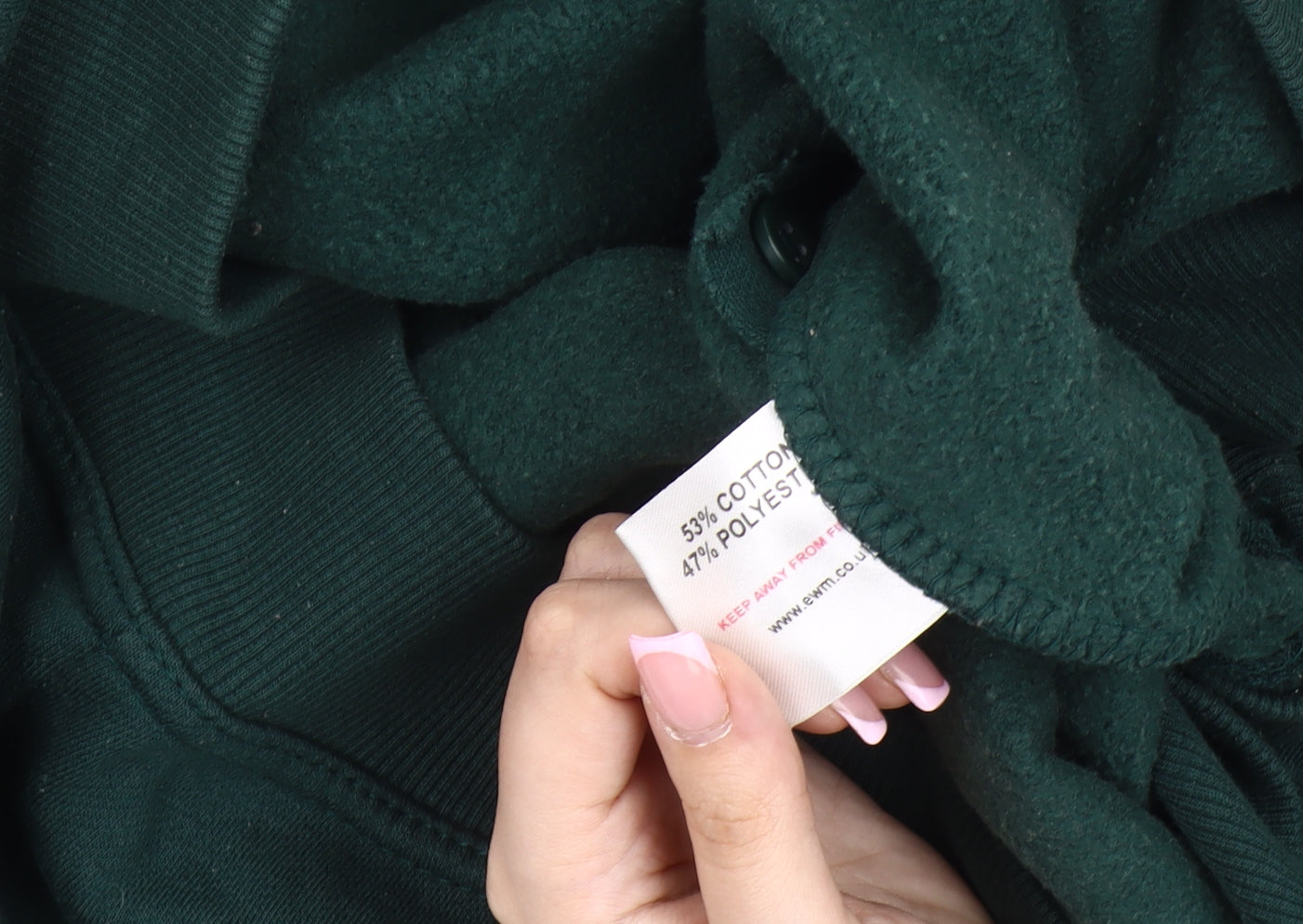 James Pringle Men's Green XL Henley Sweatshirt