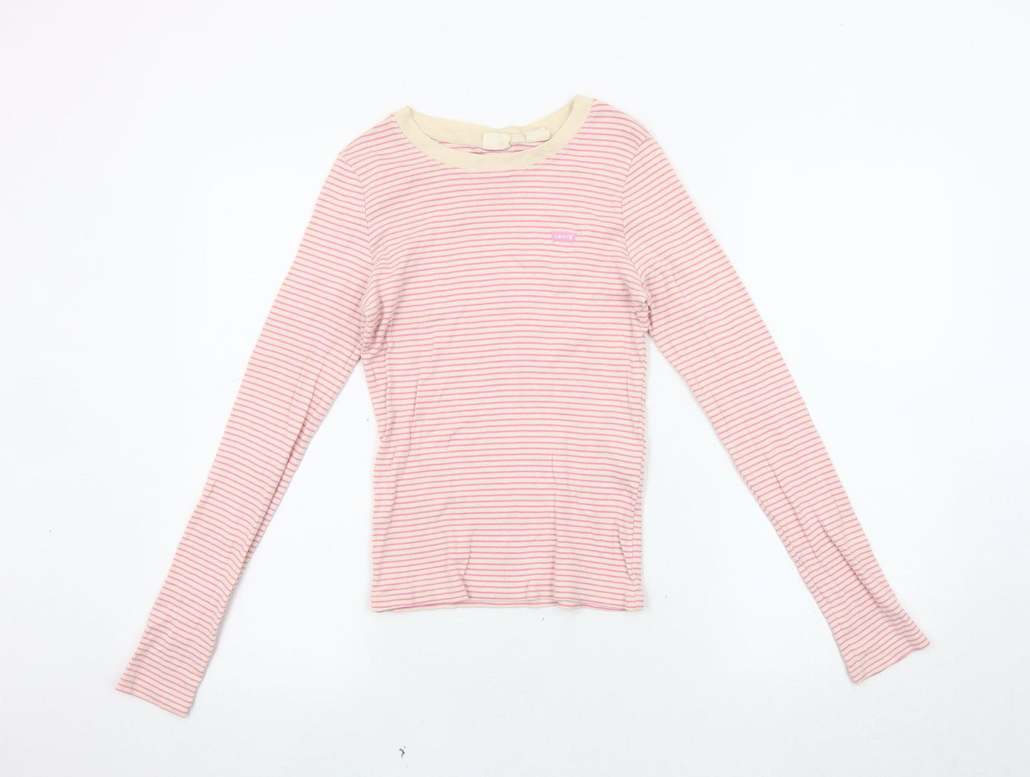 Levi's Women's Multicoloured Striped T-Shirt 2XS