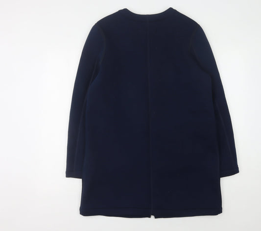 Steve Madden Women's Blue Mid-Length Jacket M