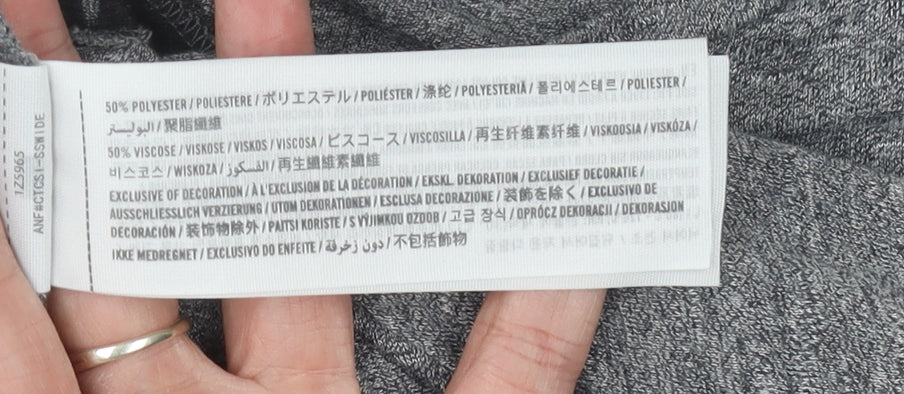 Brand and care label for Abercrombie & Fitch Women's Top S 3/4 Sleeve