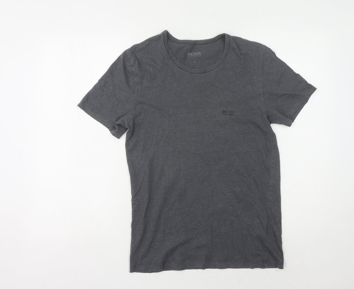 Hugo Boss Grey Men's Short Sleeve T-Shirt, Size S