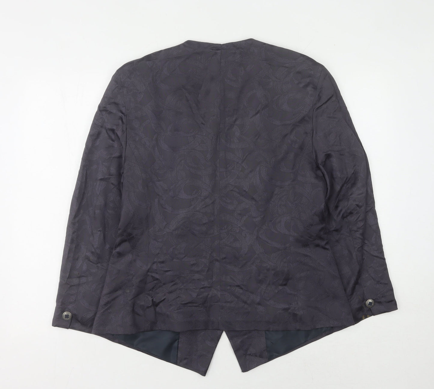 Alexon Grey Geometric Women's Blazer Size 16