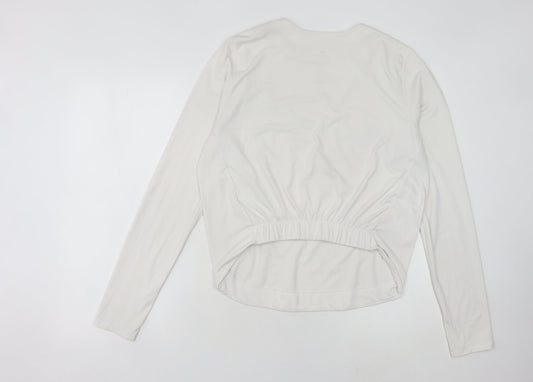 Nike Women's White Long Sleeve Dri-FIT T-Shirt