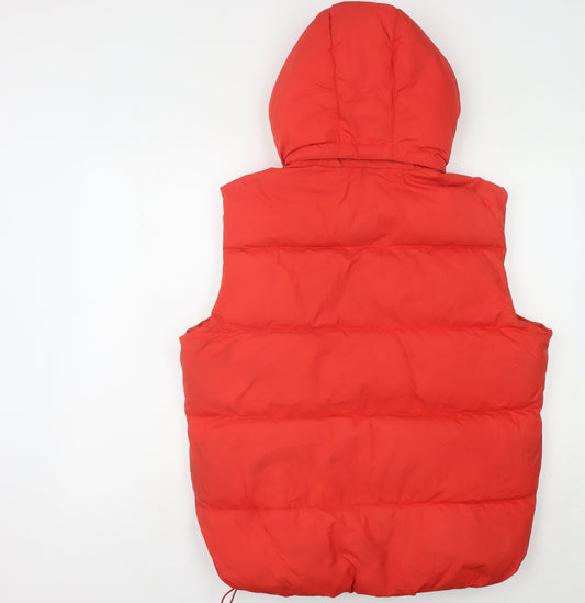 Tommy Jeans Men's Red Puffer Jacket M Winter