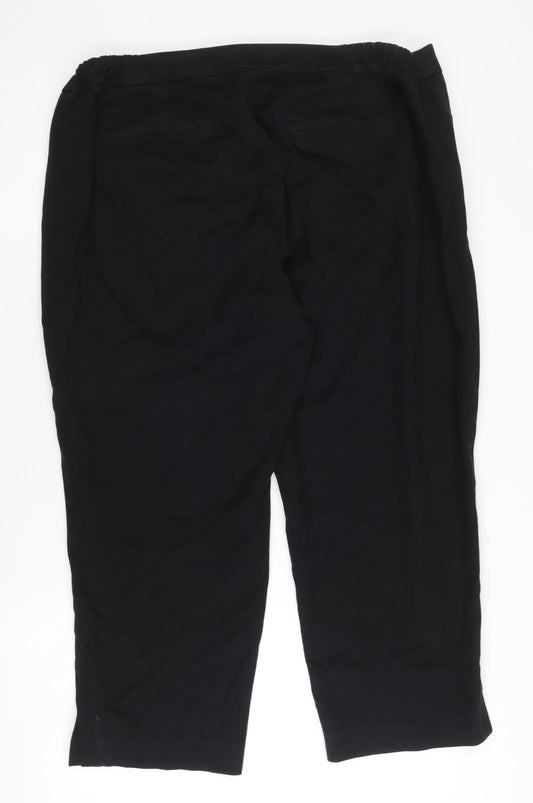 Talbots Women's Black Plus Size Trousers 16W