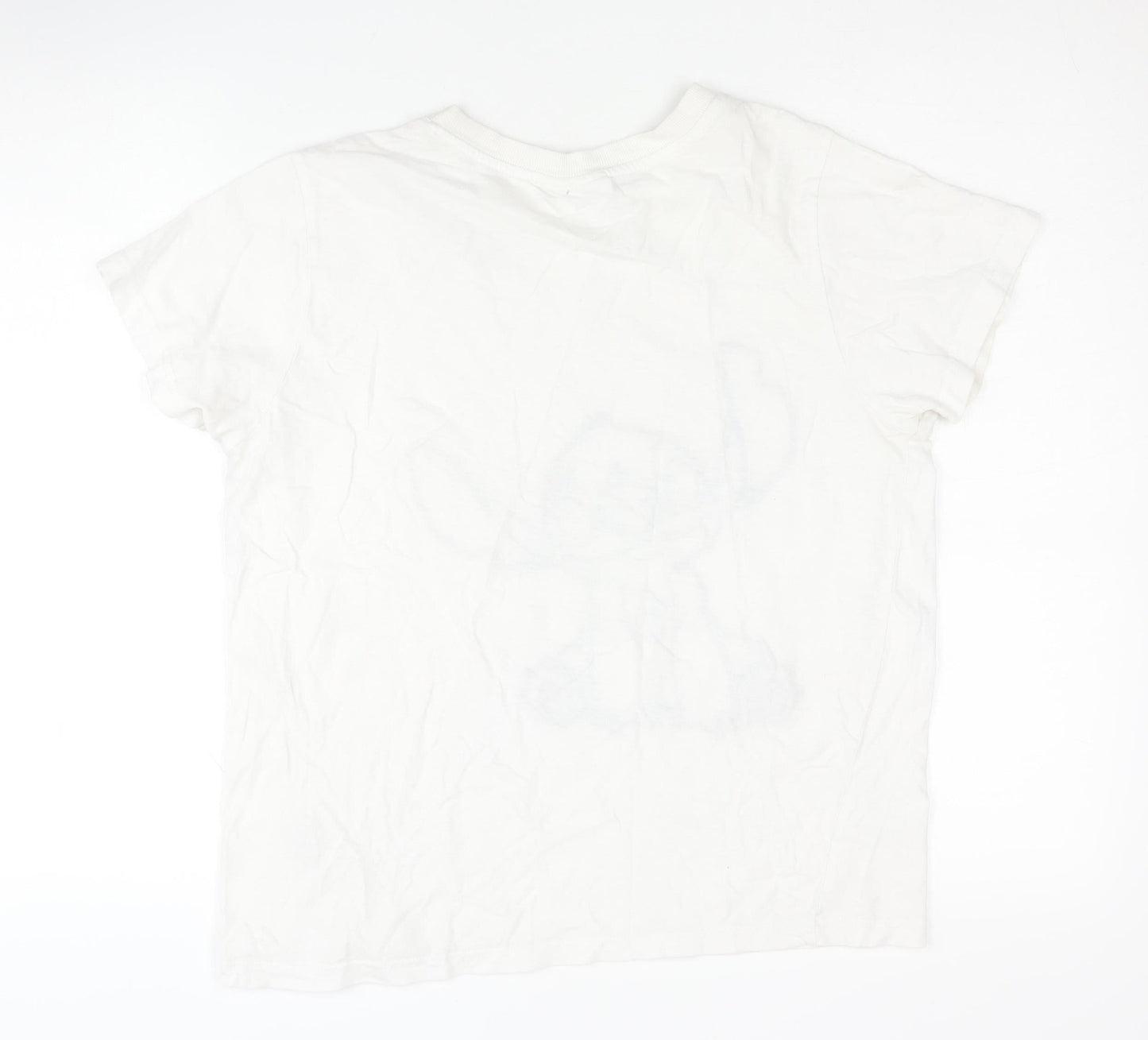 Disney Women’s White Stitch T-Shirt S Casual