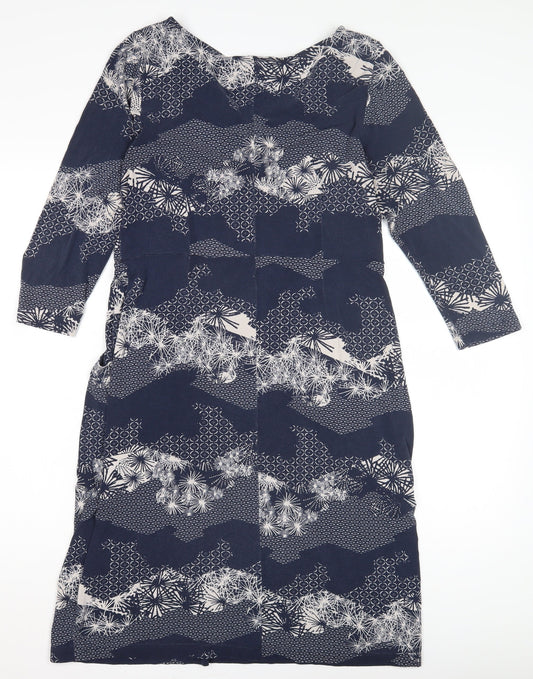 White Stuff Women's Blue Floral Dress Size 12
