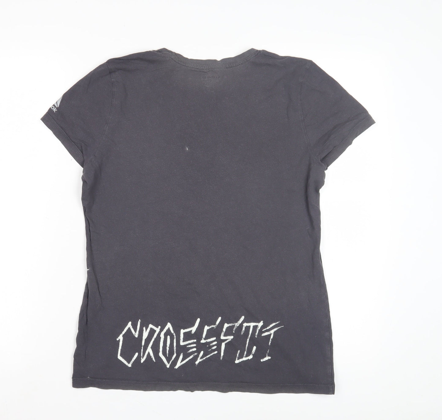 Reebok Unisex Black T-Shirt - L - Casual Crew Neck