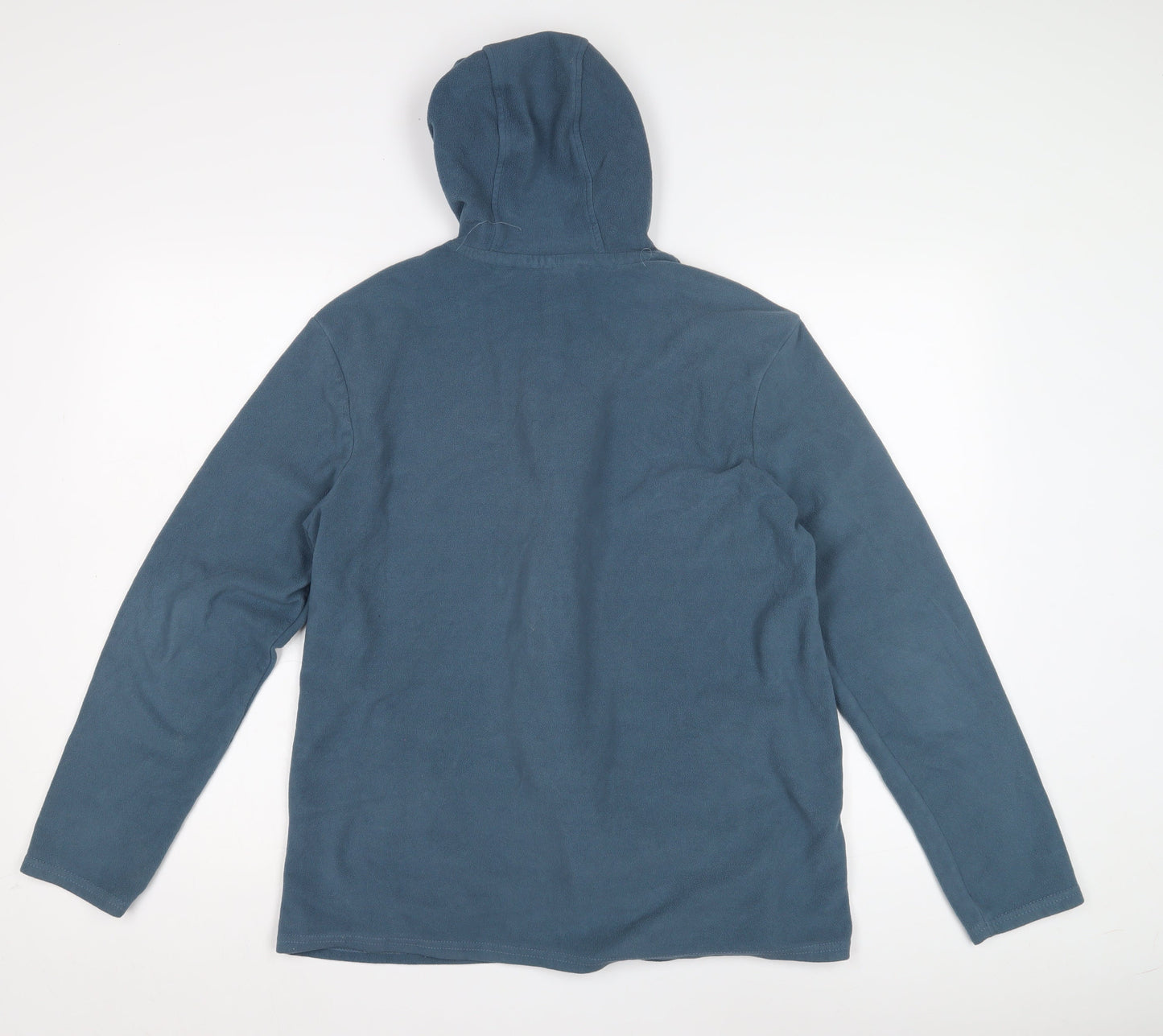 Mountain Warehouse Men's Blue Full Zip Fleece Hoodie L