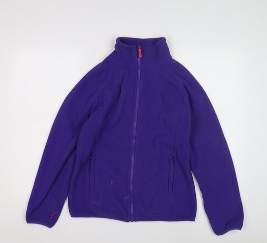 Peter Storm Women's Purple Fleece Jacket Size 12 Outdoor