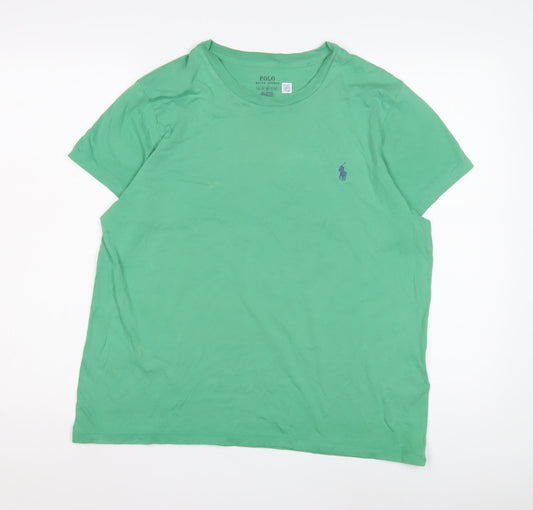 Polo Ralph Lauren Green T-Shirt, XL, Casual Style