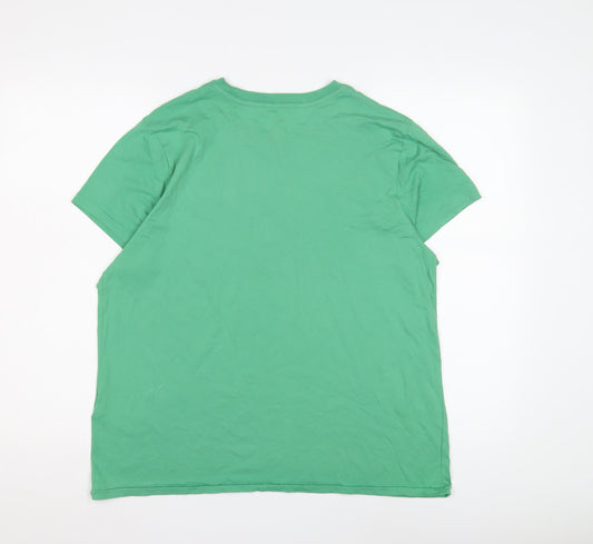 Polo Ralph Lauren Green T-Shirt, XL, Casual Style
