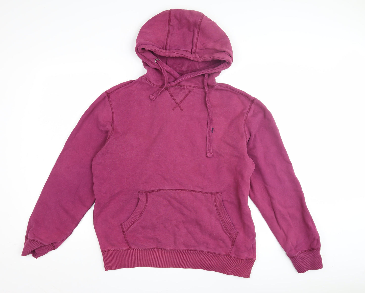 Crew Clothing Men's Red Medium Pullover Hoodie