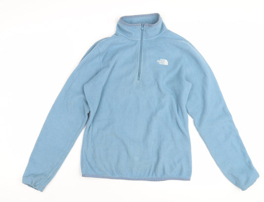 The North Face Women's Blue Fleece Pullover Sweatshirt - S
