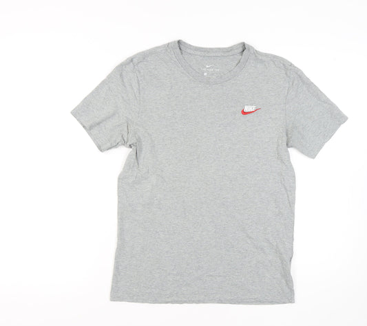 Mens UK Size S Nike Grey Cotton T-Shirt
