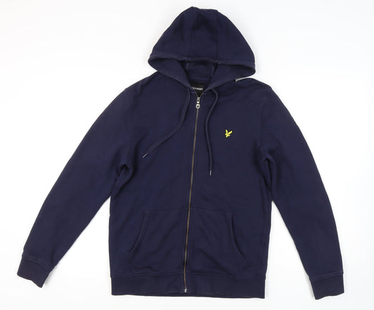 Lyle & Scott Men's Blue Full Zip Hoodie Size L